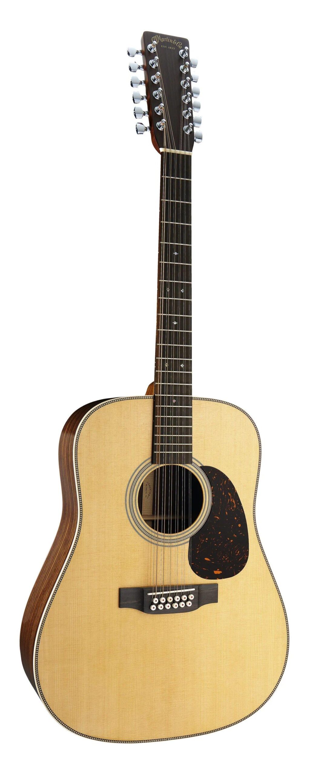 Martin Guitar, HD12-28, Standard Series, US, Solid Sitka Spruce Top, Solid East Indian Rosewood Back and Sides, Case Included – Image 1