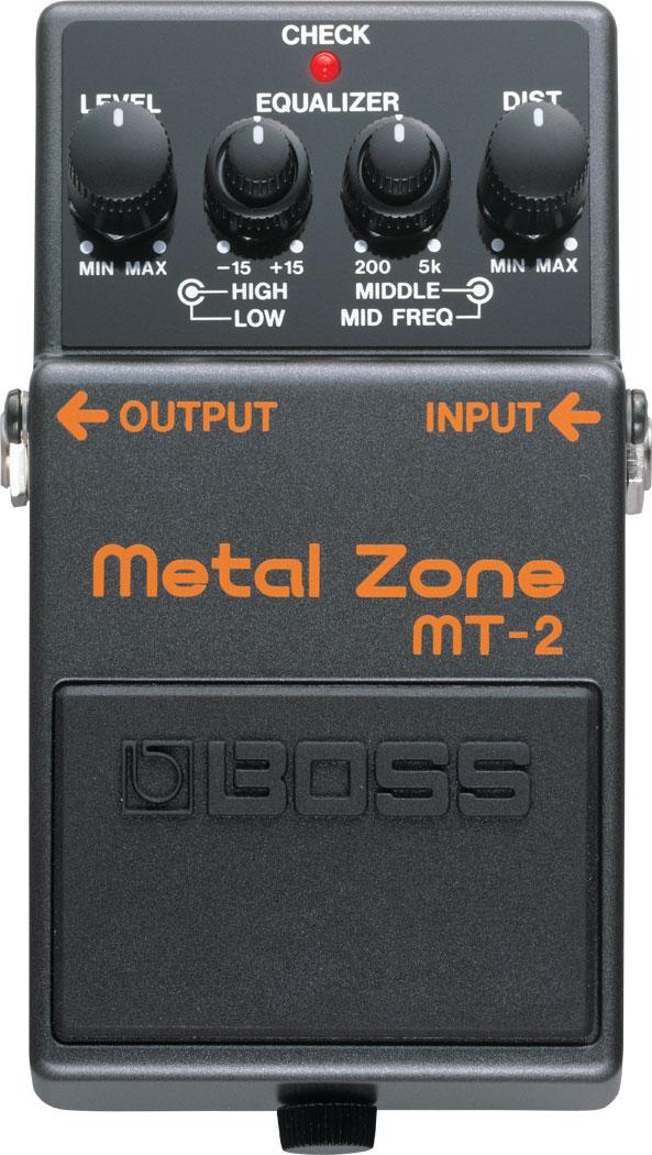 BOSS OVERDRIVE / DISTORTION MT-2 - METAL ZONE, HIGH GAIN DISTIORTION – Image 1