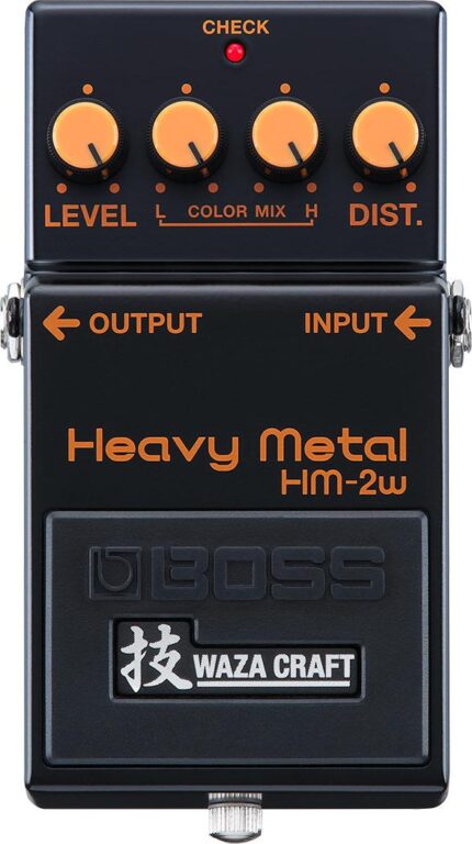BOSS OVERDRIVE / DISTORTION HM-2W - LEGENDARY HM-2 HEAVY METAL DISTORTION REBORN WITH WAZA INNOVATION - MADE IN JAPAN