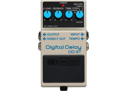 BOSS DELAY / REVERB DD-3T - ICONIC DIGITAL DELAY UPGRADED WITH TAP TEMPO CONTROL