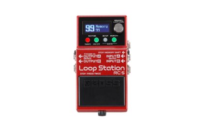 BOSS COMPACT LOOPER RC-5 - COMPACT LOOP STATION WITH 32 BIT PROCESSER, ON BOARD EFFECTS, DRUMS & PATTERNS