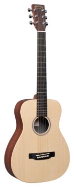 Martin Guitar, LX1, Little Martin, MX, Solid Sitka Spruce Top, Mahogany High-Pressure Laminate (HPL) Back and Sides, Hand-Rubbed Finish Top, Gig Bag Included