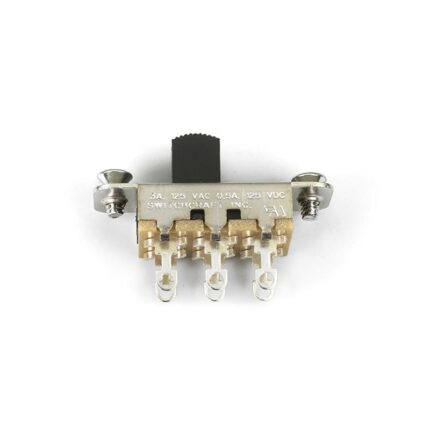 SWITCHCRAFT® SELECTEUR ON-ON POUR JAZZMASTER® / JAGUAR® BOUTON NOIR