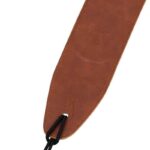 SANGLES PRODIPE GUITARES & BASSE CUIR Marron Recto Verso Rembourrée 5mm – Image 2