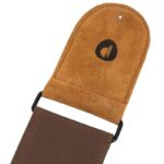Sangles Prodipe Guitares & Basse Polyester 75mm Marron – Image 2