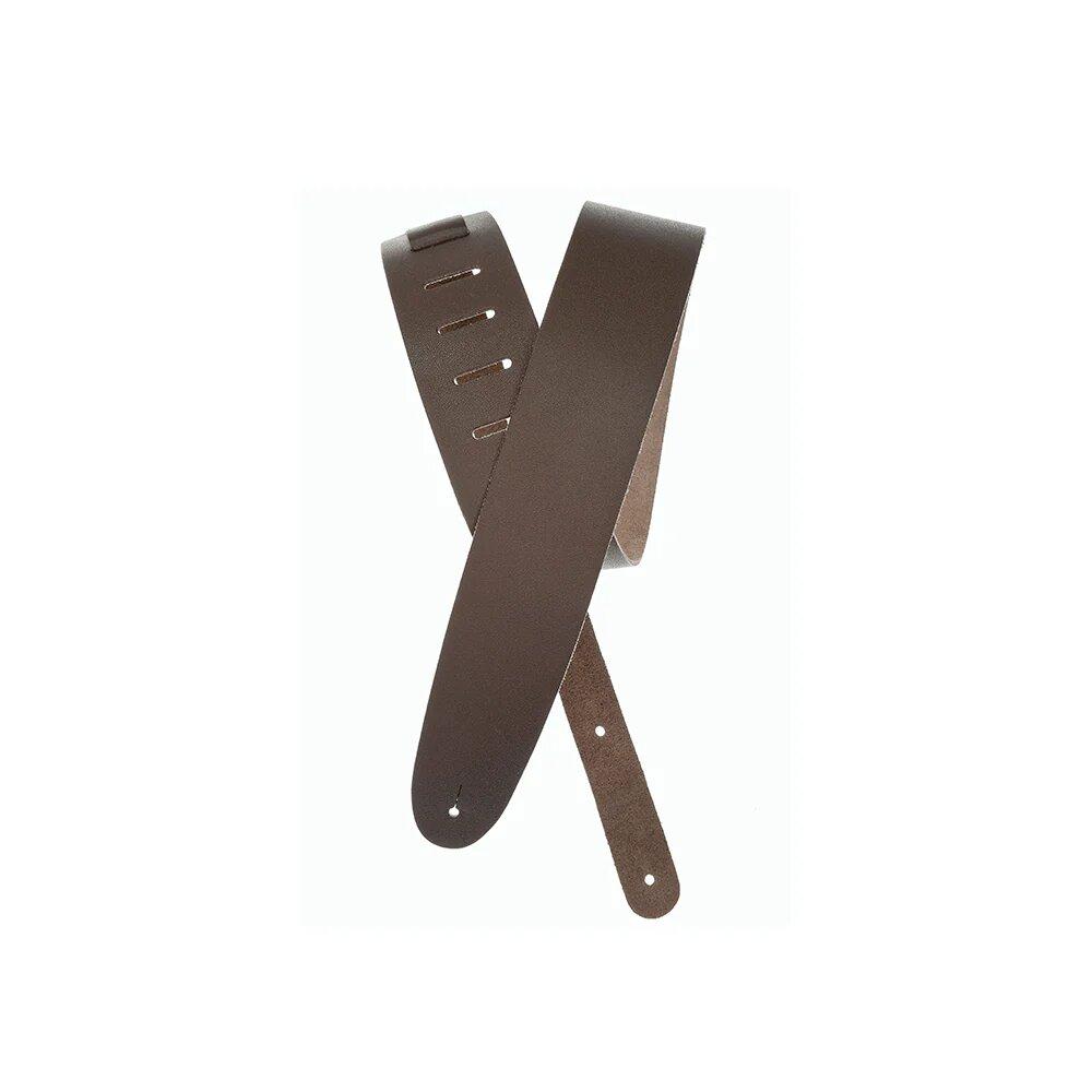 D'Addario Sangle de guitare en cuir classique D'Addario Basic, coloris marron – Image 1