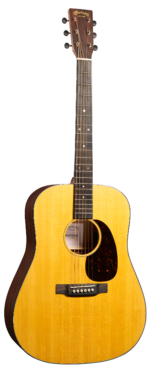 Martin Guitar, D-10E-Retro-Spruce, Road Series Retro, MX, Solid Spruce Top, Solid Sapele Back and Sides, Satin, Martin M1 electronics, Soft Shell Case Included