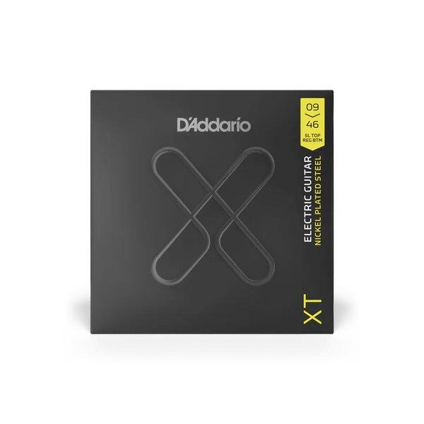 D'Addario XT Electric Nickel Plated Steel, Super Light Top/Regular Bottom, 09-46 – Image 1