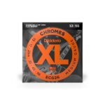 D'Addario Cordes à filet plat pour guitare électrique D'Addario Chromes ECG26, Medium, 13-56