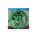 D'Addario Cordes en nickel pour guitare électrique D'Addario EXL130, Extra Super Light, 8-38