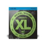 D'Addario Cordes en nickel pour basse D'Addario EXL165, Custom Light, 45-105, cordes longues