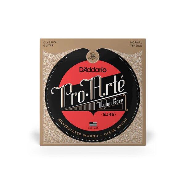 D'Addario Cordes en nylon pour guitare classique D'Addario Pro-Arte EJ45, Normal – Image 1