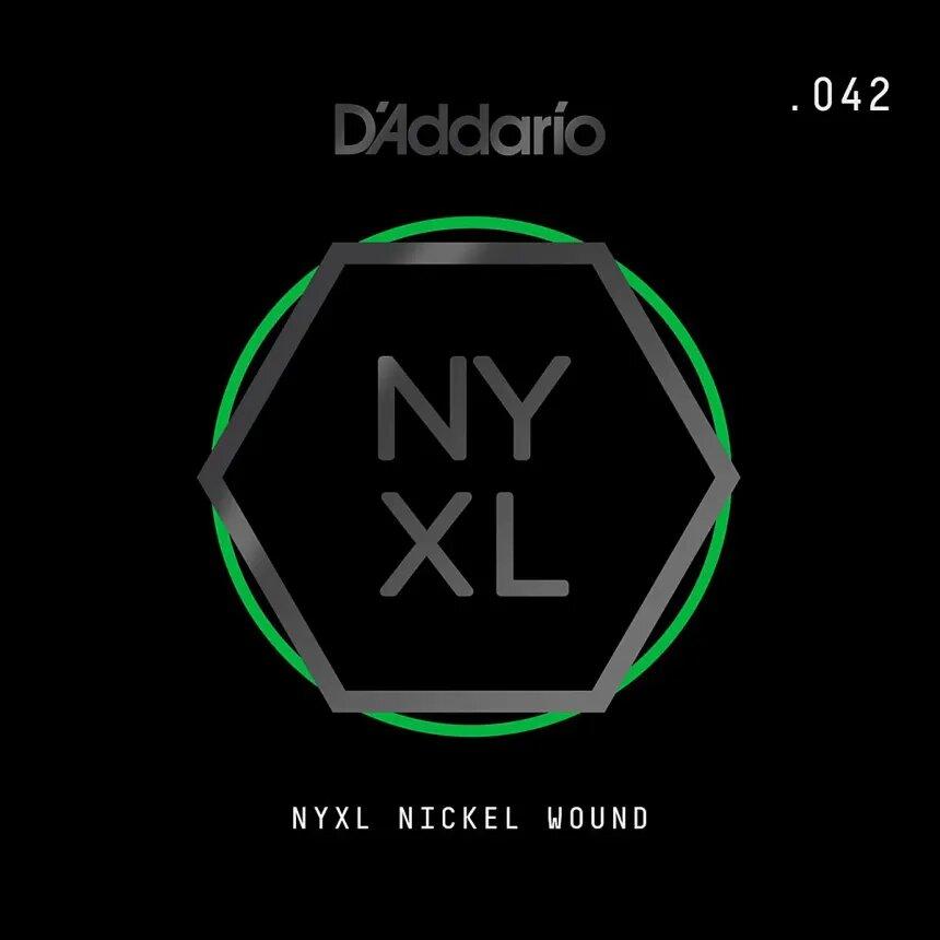 D'Addario NYNW042 Corde pour guitare électrique Nickel Wound Tirant .042 – Image 1