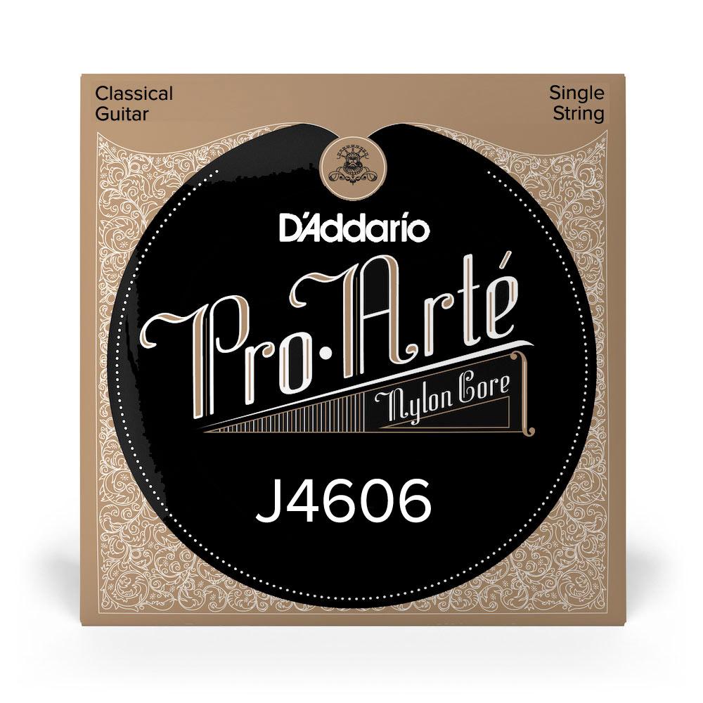 D'Addario Corde seule en nylon pour guitare classique D'Addario Pro-Arte J4606, Hard, sixième corde – Image 1