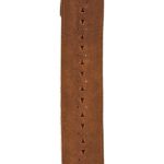 D'Addario Sangle de guitare en cuir perforé D'Addario, Honey Suede Apache – Image 2