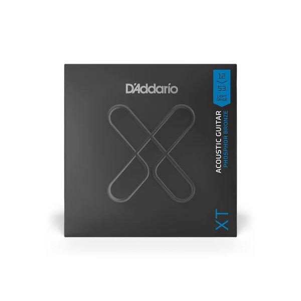 D'Addario XT Acoustic Phosphor Bronze, Light, 12-53 – Image 1