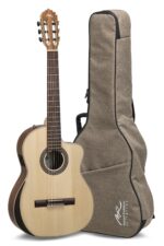 Manuel Rodriguez Série ECOLOGÍA Samba électro-acoustique Electro-acoustique Samba Profundo, manche étroit en 48mm au sillet avec truss rod biflex – Image 5