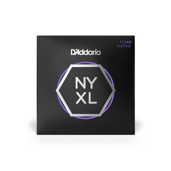 D'Addario NYXL1149 Jeu de 6 cordes pour Guitare électrique Nickel Wound Medium 11-49 – Image 1