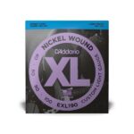 D'Addario Cordes en nickel pour basse D'Addario EXL190, Custom Light, 40-100, cordes longues