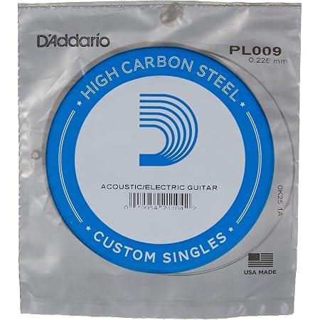 D'Addario Corde seule en acier pur pour guitare D'Addario PL009, .009 – Image 1