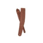 D'Addario Sangle de guitare en cuir perforé D'Addario, Honey Suede Apache