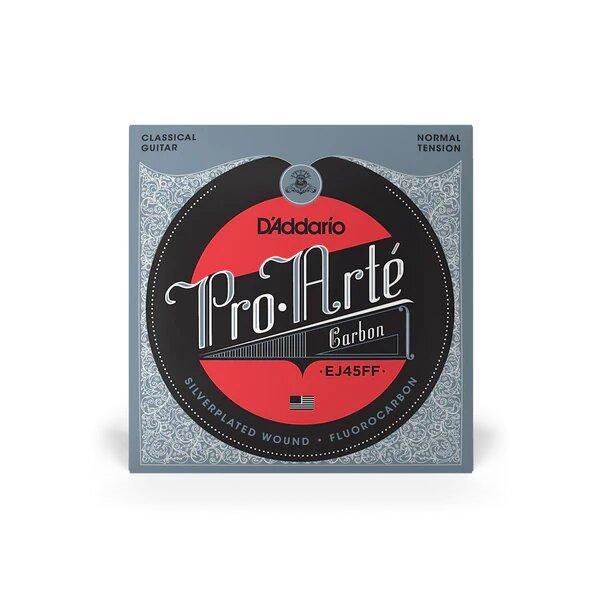 D'Addario EJ45FF Pro Arte Dynacore Basses Corde de guitare classique Tensions normale Carbone – Image 1