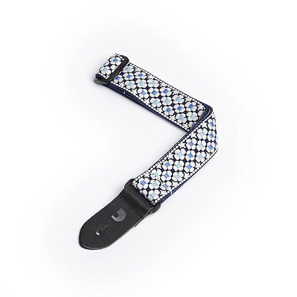 D'Addario 15UKE01 Sangle d'ukulélé Motif fleurs – Image 1
