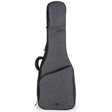 Stefy Housse pour guitare classique 4/4, rembourrage 25mm, Iron Grey