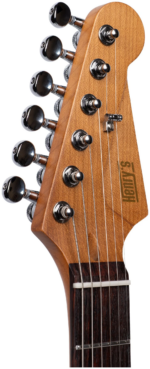 Henry`s Snake II Classic matt ST-1CM Viper El.guitar, yellow – Image 4