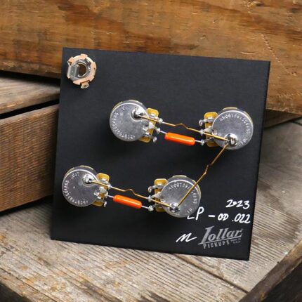 Lollar Les Paul (Long Shaft) 500K Pre-wired Kit - Orange Drop .022